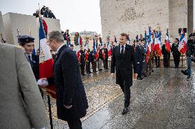 Ceremony fo 106th anniversary of November 11, 1918 Armistice - Paris