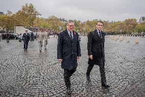 Ceremony fo 106th anniversary of November 11, 1918 Armistice - Paris