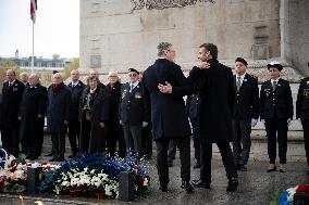 Ceremony fo 106th anniversary of November 11, 1918 Armistice - Paris