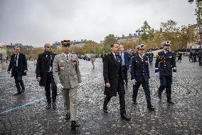 Ceremony fo 106th anniversary of November 11, 1918 Armistice - Paris