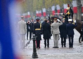 Commemoration of 106th anniversary of 1918 Armistice on November 11th - Paris