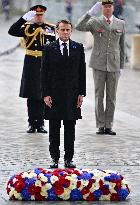 Commemoration of 106th anniversary of 1918 Armistice on November 11th - Paris