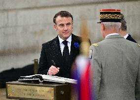 Commemoration of 106th anniversary of 1918 Armistice on November 11th - Paris