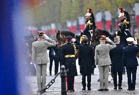 Commemoration of 106th anniversary of 1918 Armistice on November 11th - Paris