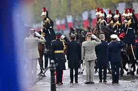 Commemoration of 106th anniversary of 1918 Armistice on November 11th - Paris