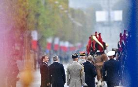 Commemoration of 106th anniversary of 1918 Armistice on November 11th - Paris