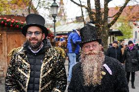 Carnival Kicks Off In Munich The Traditional Opening At The Viktualienmarkt.