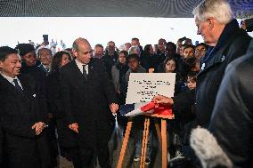 French PM Michel Barnier visits the Great War Museum trench in Meaux FA