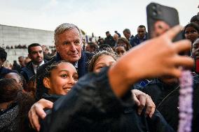 French PM Michel Barnier visits the Great War Museum trench in Meaux FA