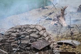 Armistice Day at the Great War Museum trench in Meaux FA