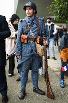 Armistice Day at the Great War Museum trench in Meaux FA