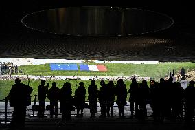 Armistice Day at the Great War Museum trench in Meaux FA