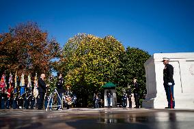 President Biden Visits Arlington Cemetery on Veterans Day