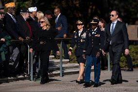 President Biden Visits Arlington Cemetery on Veterans Day