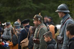 Armistice Day at the Great War Museum trench in Meaux FA