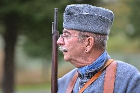 Armistice Day at the Great War Museum trench in Meaux FA