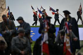 Armistice Day at the Great War Museum trench in Meaux FA