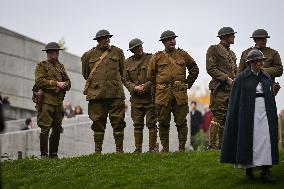 Armistice Day at the Great War Museum trench in Meaux FA