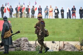 Armistice Day at the Great War Museum trench in Meaux FA