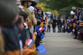 Armistice Day at the Great War Museum trench in Meaux FA