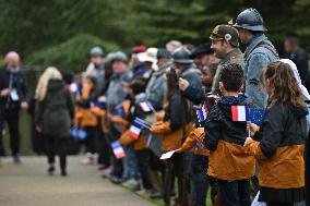 Armistice Day at the Great War Museum trench in Meaux FA