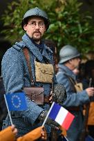 Armistice Day at the Great War Museum trench in Meaux FA