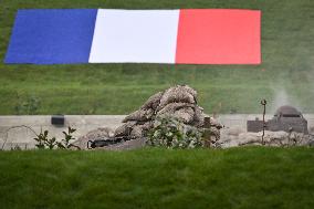 Armistice Day at the Great War Museum trench in Meaux FA