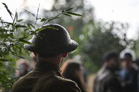 Armistice Day at the Great War Museum trench in Meaux FA