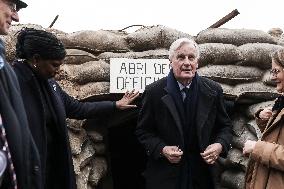 Michel Barnier visits WW1 Museum in Meaux - France