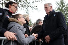 Michel Barnier visits WW1 Museum in Meaux - France