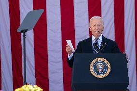 President Biden Visits Arlington Cemetery on Veterans Day