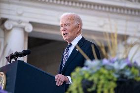 President Biden Visits Arlington Cemetery on Veterans Day