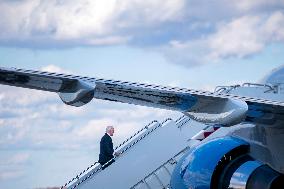 President Biden Boards Air Force One En Route to Wilmington, Delaware