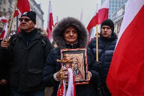 Independence Day March In Warsaw, Poland