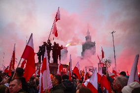 Independence Day March In Warsaw, Poland