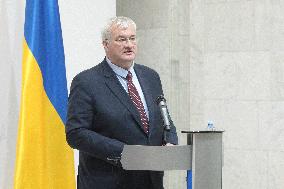 News conference of Ukrainian Foreign Minister and EU High Representative for Foreign Affairs in Kyiv