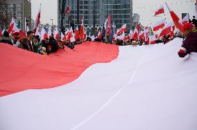 106th Poland's Independence Day In Warsaw.