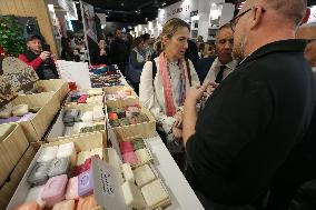 French Minister Of Labor And Employment Visits The ''Made In France'' Fair In Paris