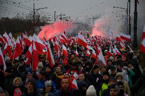 106th Poland's Independence Day In Warsaw.