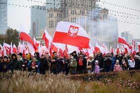 106th Poland's Independence Day In Warsaw.