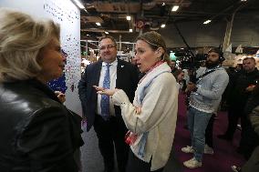 French Minister Of Labor And Employment Visits The ''Made In France'' Fair In Paris