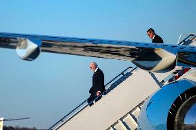 President Biden Returns from Speaking in Claymont, Delaware on Veterans Day