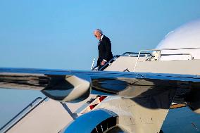 President Biden Returns from Speaking in Claymont, Delaware on Veterans Day