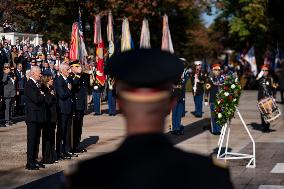 President Biden Visits Arlington Cemetery on Veterans Day