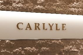 Signage and logo for Carlyle Japan LLC