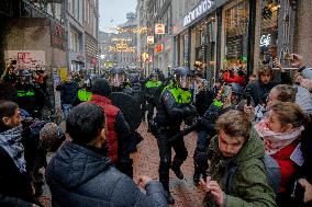 Dozens Detained After Protesters Defy Ban - Amsterdam