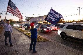 Trump Supporters Celebrate Election Win - Virginia