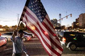 Trump Supporters Celebrate Election Win - Virginia