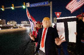 Trump Supporters Celebrate Election Win - Virginia