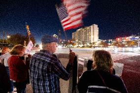 Trump Supporters Celebrate Election Win - Virginia